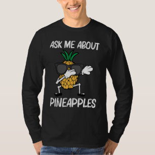 Camiseta Piña Para Hombres Mujeres Fruta Verano