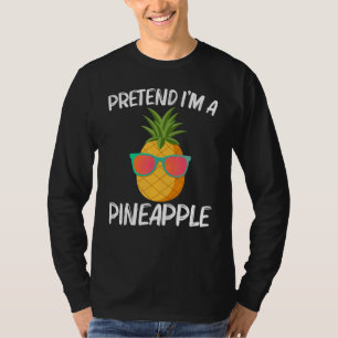 Camiseta Piña Para Hombres Mujeres Gafas De Sol De Verano D