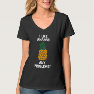 Camiseta Piña Para Mujeres Chicas Hombres Tropical Honolulu