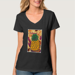 Camiseta Piña Para Mujeres Chicas Tropicales Honolulales Ho