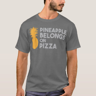 Camiseta Piña pertenece a la pizza diciendo humor a Hawaii