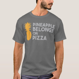 Camiseta Piña pertenece a la pizza diciendo humor a Hawaii 