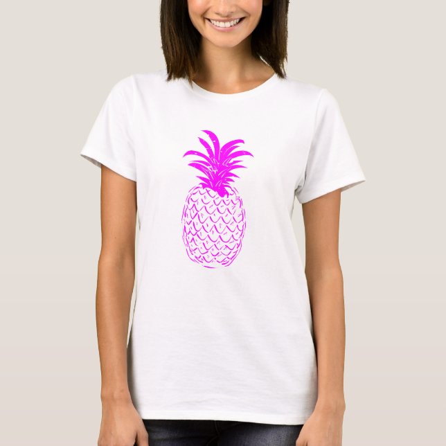 Camiseta Piña rosa (Anverso)