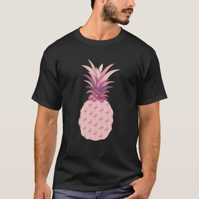 Camiseta Piña rosa Flamingo (Anverso)