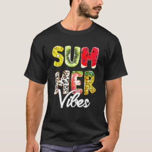Camiseta Piña sandía de verano Vibes de viaje familiar Matc