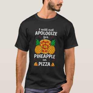 Camiseta Piña sobre pizza hawaiana Pizzaiolo Hawaii Piz
