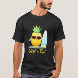 Camiseta Piña - Surfs Up - Playa de Verano