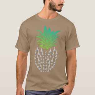 Camiseta Piña Tropical Fruto Alpaca Llama