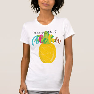 Camiseta Piña usted me tenía en la hawaiana