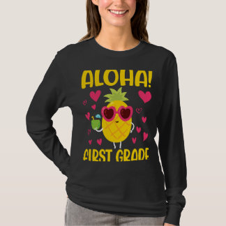 Camiseta Pinapple Student Happy Back To School Day Aloha Fi