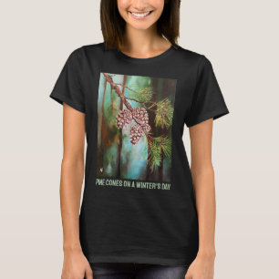 Camiseta Piñas en un día de invierno por Alfred Fox