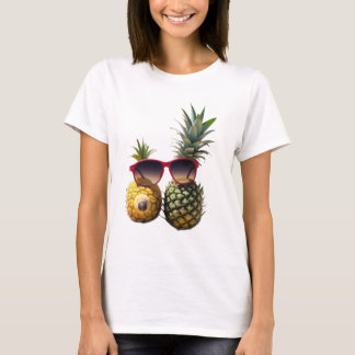 Camiseta Piñas Geniales con Gafas de Sol – Vibraciones Dive