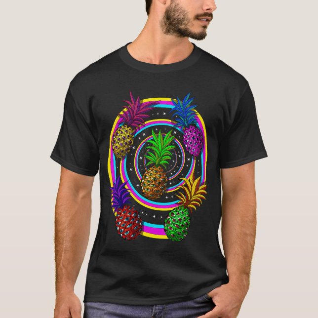 Camiseta Piñas Psicodélicas (Anverso)