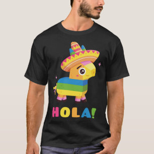 Camiseta Pinata Cuta Con Gorra Hola