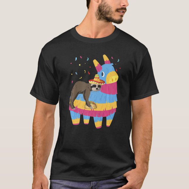 Camiseta Pinata Taco Mexicano Cinco De Mayo (Anverso)