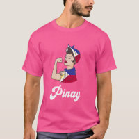 Pinay Filipina Chica Orgullosa Bandera Filipina Fi