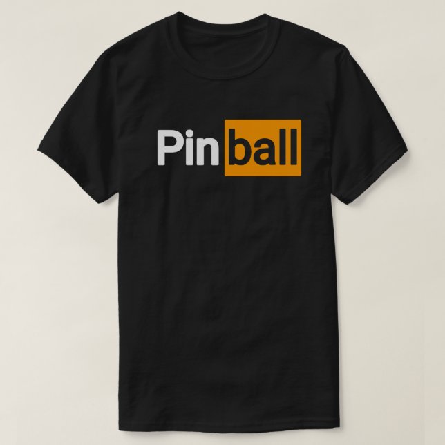 Camiseta Pinball (Diseño del anverso)