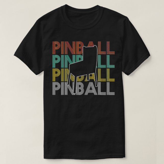 Camiseta Pinball1 (Diseño del anverso)