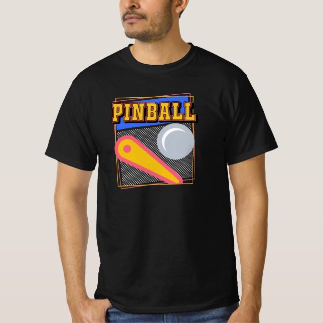 Camiseta Pinball 80s (Anverso)