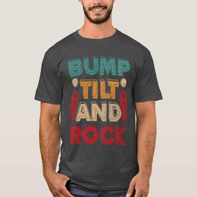 Camiseta Pinball Bumpilt And Rock girl (Anverso)