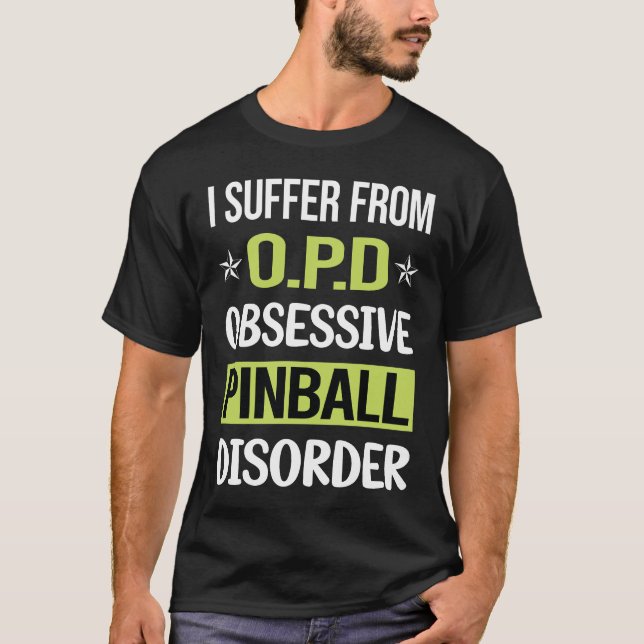 Camiseta Pinball de amor obsesivo (Anverso)