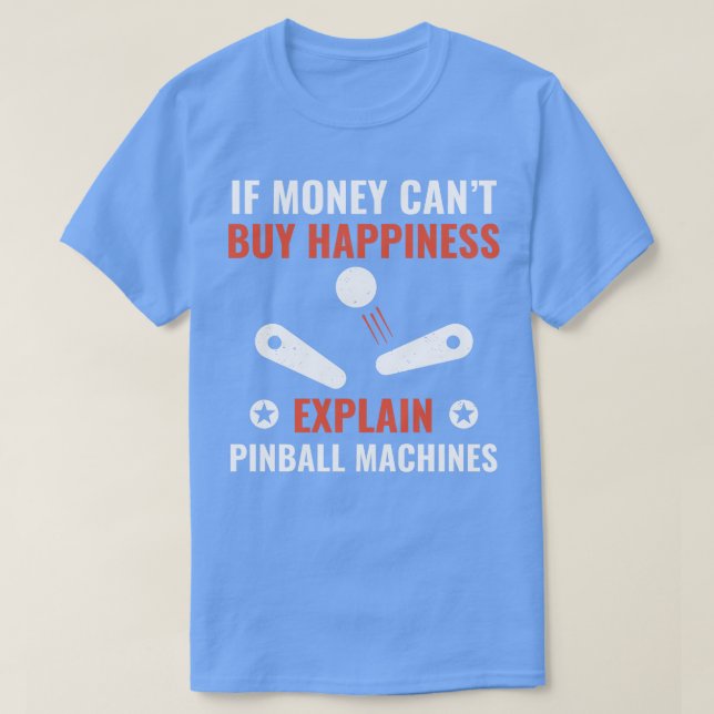 Camiseta Pinball es la felicidad el divertido jugador de Pi (Diseño del anverso)