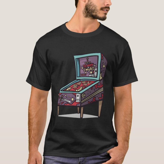 Camiseta Pinball Machine (Anverso)