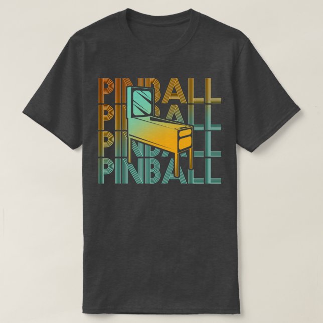 Camiseta Pinball Machine (Diseño del anverso)