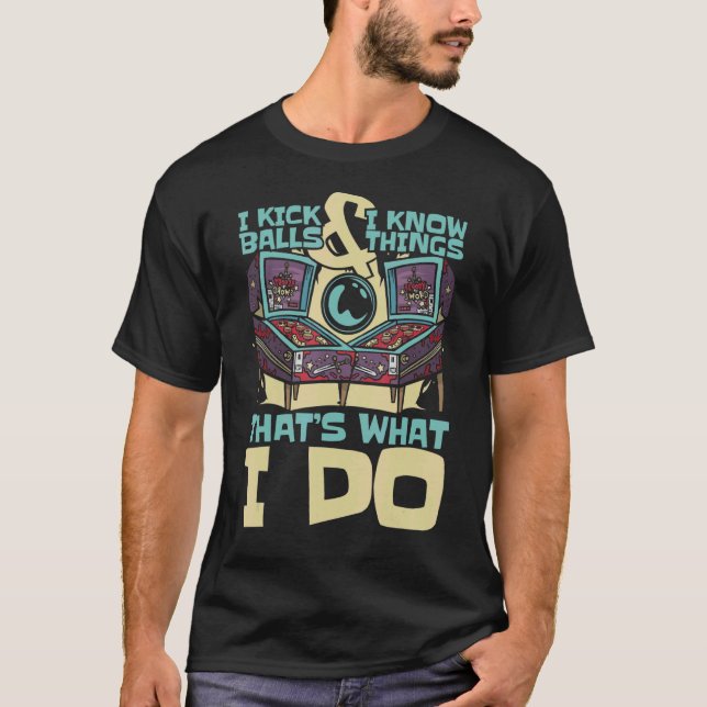 Camiseta Pinball Machine Retro Fliball Pinball (Anverso)