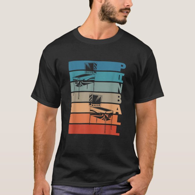 Camiseta Pinball Machine Retro Vintage Design para Asistent (Anverso)