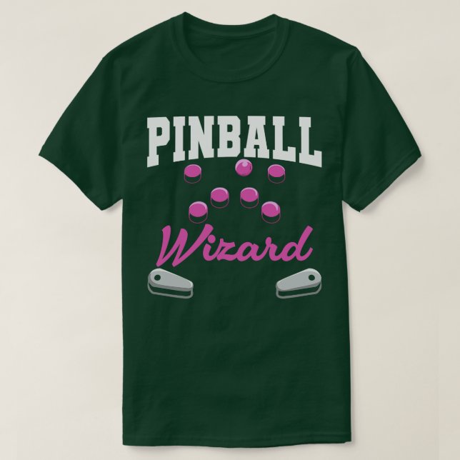 Camiseta Pinball Pinball Player (Diseño del anverso)