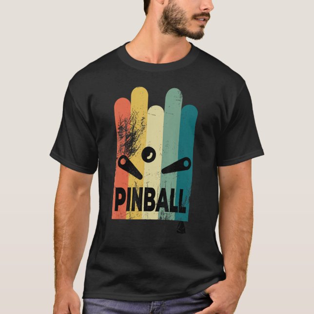 Camiseta pinball retro vintage look_2 (Anverso)