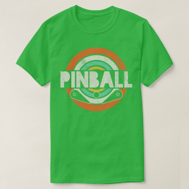 Camiseta Pinball Vintage (Diseño del anverso)