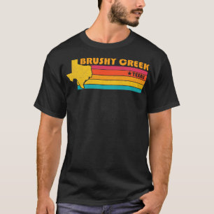 Camiseta Pincel Creek Texas Vintage Molestias de recuerdo