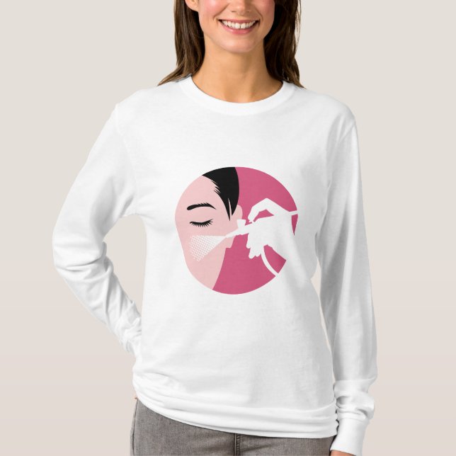 Camiseta Pincel de Aire de maquillaje (Anverso)