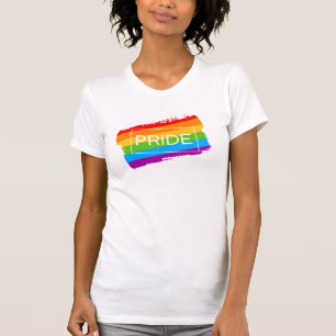 Camiseta Pincel de orgullo arcoiris
