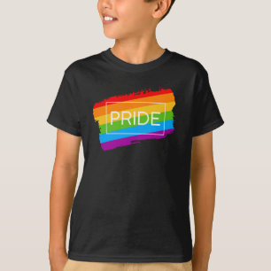 Camiseta Pincel de orgullo arcoiris