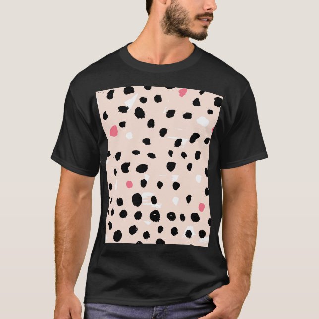 Camiseta Pincel de tinta: Textura artística (Anverso)
