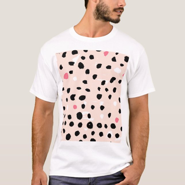 Camiseta Pincel de tinta: Textura artística (Anverso)
