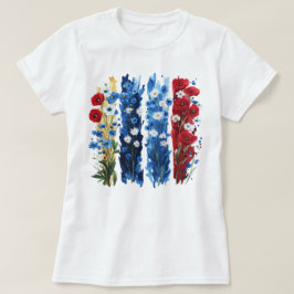 Camiseta Pincel floral de bonito