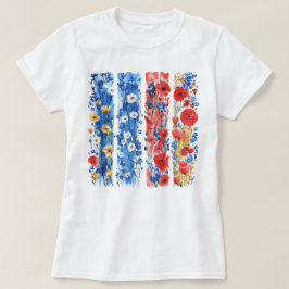 Camiseta Pincel floral de bonito
