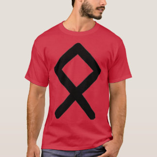 Camiseta Pincel Odal Rune negro