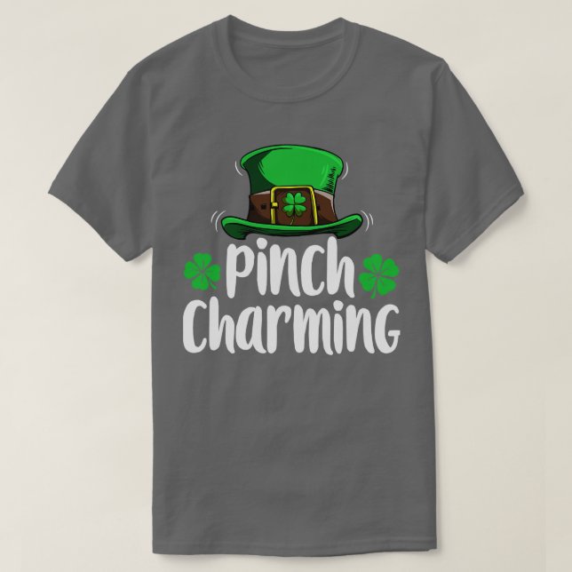 Camiseta Pinch Charming St Patricks Day For Boys Chicas Kid (Diseño del anverso)