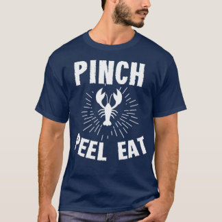 Camiseta Pinch Funny Pinch Peel Eat hombres y mujeres
