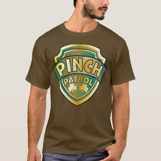 Camiseta Pinch Patrol Badge St Patricks Day Lucky Shamrock