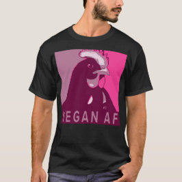 Camiseta Pinche de pollo inspirado en arte pop rosa Vegan A