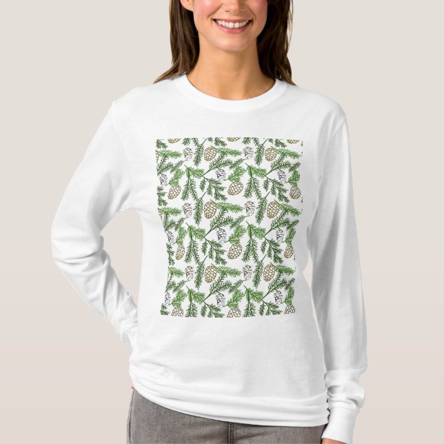 Camiseta Pine Branches (Anverso)