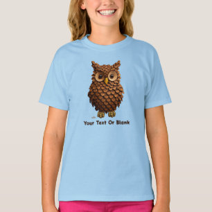 Camiseta Pine Cone Owl