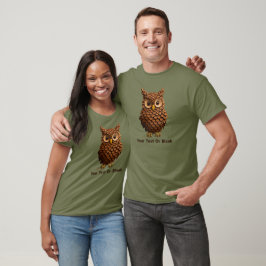 Camiseta Pine Cone Owl