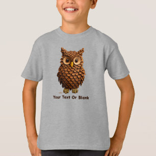 Camiseta Pine Cone Owl